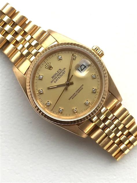 rolex oyster perpetual datejust 18k 750 gold preis|rolex datejust 31 yellow gold.